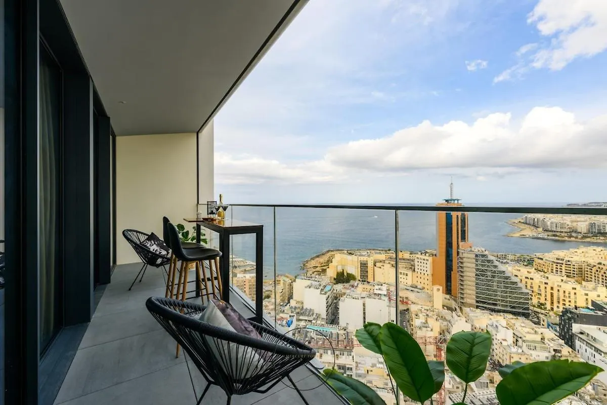 24Th Floor Sea View Apart-Hotel In Mercury Tower St Julians Saint Julian's 0*,  Malta